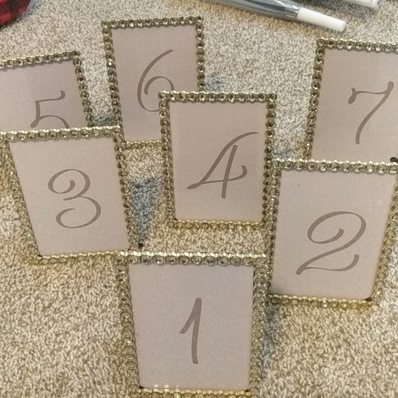 Table numbers/ frames/ wedding